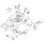 XA 50 BS - 2019 - 295508123/C19 - Castel Garden Rotary Mower Deck and Height Adjusting Diagram