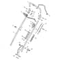 XA 50 HS - 2012-2013 - 295508038/C12 - Castel Garden Rotary Mower Handle Upper Part Diagram