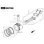 XAW 53 HSV - 2015 - 292148833/C15 - Castel Garden Rotary Mower Piston/Connecting Rod Diagram