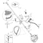 XB 27 D - 2010 - 281021113/09 - Castel Garden Brushcutter Handle Transmission Diagram