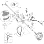 XB 27 JD - 2008 - 281021103/08 - Castel Garden Brushcutter Handle Transmission Diagram
