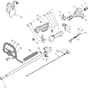 XB 29 S - 2010-2012 - 281420003/09 - Castel Garden Brushcutter Handle Transmission Diagram