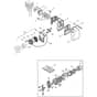 XB 55 - 2005 - 285520003/04 - Castel Garden Brushcutter Engine 02 Diagram