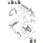 XC 350 - 2010-2011 - 222016003/09 - Castel Garden Chainsaw Housing Diagram