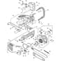 XC 35 P - 2005 - 222812003/04 - Castel Garden Chainsaw Housing Diagram