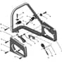 XC 37 - 2007 - 222414003/04 - Castel Garden Chainsaw Handle Diagram