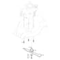 XC 43 - 2019-2021 - 295441043/C19 - Castel Garden Rotary Mower Blade Diagram