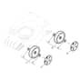 XC 43 B - 2013-2019 - 295441023/C13 - Castel Garden Rotary Mower Wheels and Hub Caps Diagram