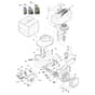 XC 48 - 2022-2025 - 2L0481043/C22 - Castel Garden Rotary Mower Engine - Carburator, Tank Diagram