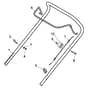 XC 48 GW - 2017-2019 - 295495843/C16 - Castel Garden Rotary Mower Handle Upper Part Diagram