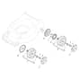 XC 48 S - 2022-2025 - 2L0482843/C22 - Castel Garden Rotary Mower Wheels and Hub Caps Diagram
