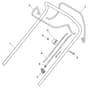 XC 48 SWE - 2019-2020 - 295496543/C19 - Castel Garden Rotary Mower Handle Upper Part Diagram