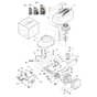 XC 48 W - 2019-2021 - 295495843/C19 - Castel Garden Rotary Mower Engine - Carburator, Tank Diagram