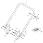 XC 53 BS - 2011-2013 - 295542023/C12 - Castel Garden Rotary Mower Handle Lower Part Diagram