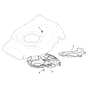 XC 53 BS - 2011-2013 - 295542023/C12 - Castel Garden Rotary Mower Protection Belt Diagram