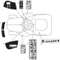 XD 140 - 2008 - 299958376/08 - Castel Garden Ride On Mower Labels Diagram