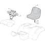 XDC 135 HD - 2012-2017 - 2T2000373/12 - Castel Garden Ride On Mower Seat Diagram