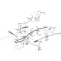 XDC 140 - 2012-2020 - 2T2010273/12 - Castel Garden Ride On Mower Gearbox Controls Diagram