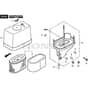 XG 135 HD - 2010-2015 - 2T0410373/F10 - Castel Garden Ride On Mower Air Filter Diagram