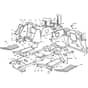 XG 145 HD - 2008 - 299964476/08 - Castel Garden Ride On Mower Frame Diagram
