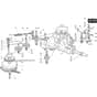 XG 170 HD - 2010-2013 - 2T0430273/10 - Castel Garden Ride On Mower Transmission Diagram