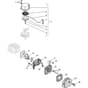XH 55 - 2009 - 252800003/05 - Castel Garden Hedge Trimmer Engine 02 Diagram