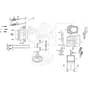 XHT 240 4WD - 2022 - 2T1425473/SBR - Castel Garden Ride On Mower Cylinder Head Diagram