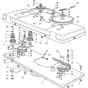 XHTY 240 4WD - 2018-2024 - 2T1425253/C18 - Castel Garden Ride On Mower Blade Engagement Diagram