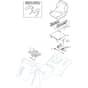 XHTY 240 4WD - 2018-2024 - 2T1425253/C18 - Castel Garden Ride On Mower Seat Diagram