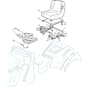 XHX 240 4WD E - 2010 - 2T1525273/10 - Castel Garden Ride On Mower Seat Diagram