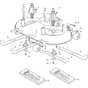 XHXY 240 - 2024-2025 - 2T1515253/MTF - Mountfield Ride On Mower Cutting Plate Diagram