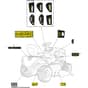 XLR 220 HD - 2017-2019 - 2T1845273/C17 - Castel Garden Ride On Mower Labels Diagram
