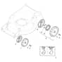 XM 55 HS - 2020-2021 - 294562833/C20 - Castel Garden Rotary Mower Wheels and Hub Caps Diagram