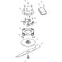 XP 40 Li - 2014 - 294385063/C14 - Castel Garden Rotary Mower Blade Diagram