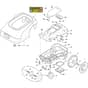 XR 1500 - 2025 - 2R7102023/UKC - Castel Garden Robot Mower Wheel Bodywork Diagram