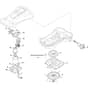 XR 3000 - 2025 - 2R9102023/UKC - Castel Garden Robot Mower Blade Motor and Wheel Motors Diagram