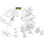 XR 3000 - 2025 - 2R9102023/UKC - Castel Garden Robot Mower Wheel Bodywork Diagram
