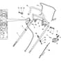 XS 48 ESW - 2014 - 299487073/C11 - Castel Garden Rotary Mower Handle Upper Part Diagram