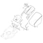 XS 50 BSE - 2017 - 294502523/C17 - Castel Garden Rotary Mower Grass Catcher Diagram