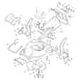 XSP 55 HSC - 2012-2013 - 290558038/10 - Castel Garden Rotary Mower Deck and Height Adjusting Diagram
