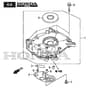 XTR 48 HS - 2019 - 296506038/C19 - Castel Garden Rotary Mower Crankcase Cover Diagram