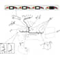 XTY 220 HD - 2018-2022 - 2T0980253/C18 - Castel Garden Ride On Mower Electric Parts Diagram