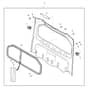 John Deere XUV590E - PC13270 - Rear Panel - ST849237