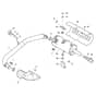 John Deere XUV590E - PC13272 - Exhaust System - ST890637
