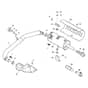 John Deere XUV590E - PC16087 - Exhaust System - ST1002223