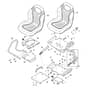 John Deere XUV590i - PC12785 - Seat - ST847721