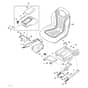 John Deere XUV825E - PC13310 - Bucket Seat - ST897458