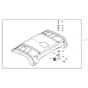 John Deere XUV825i - PC9958 - Poly Roof ( - 060000) - ST563016