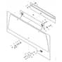 John Deere XUV825i - PC9958 - Rear Windscreen - ST565269