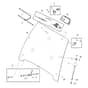 John Deere XUV825i - PC9958 - Windshield - ST887504